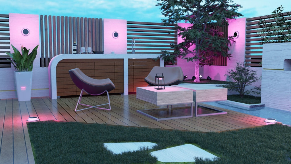 NBHanyuan and Tuya smart outdoor lighting product series showcase