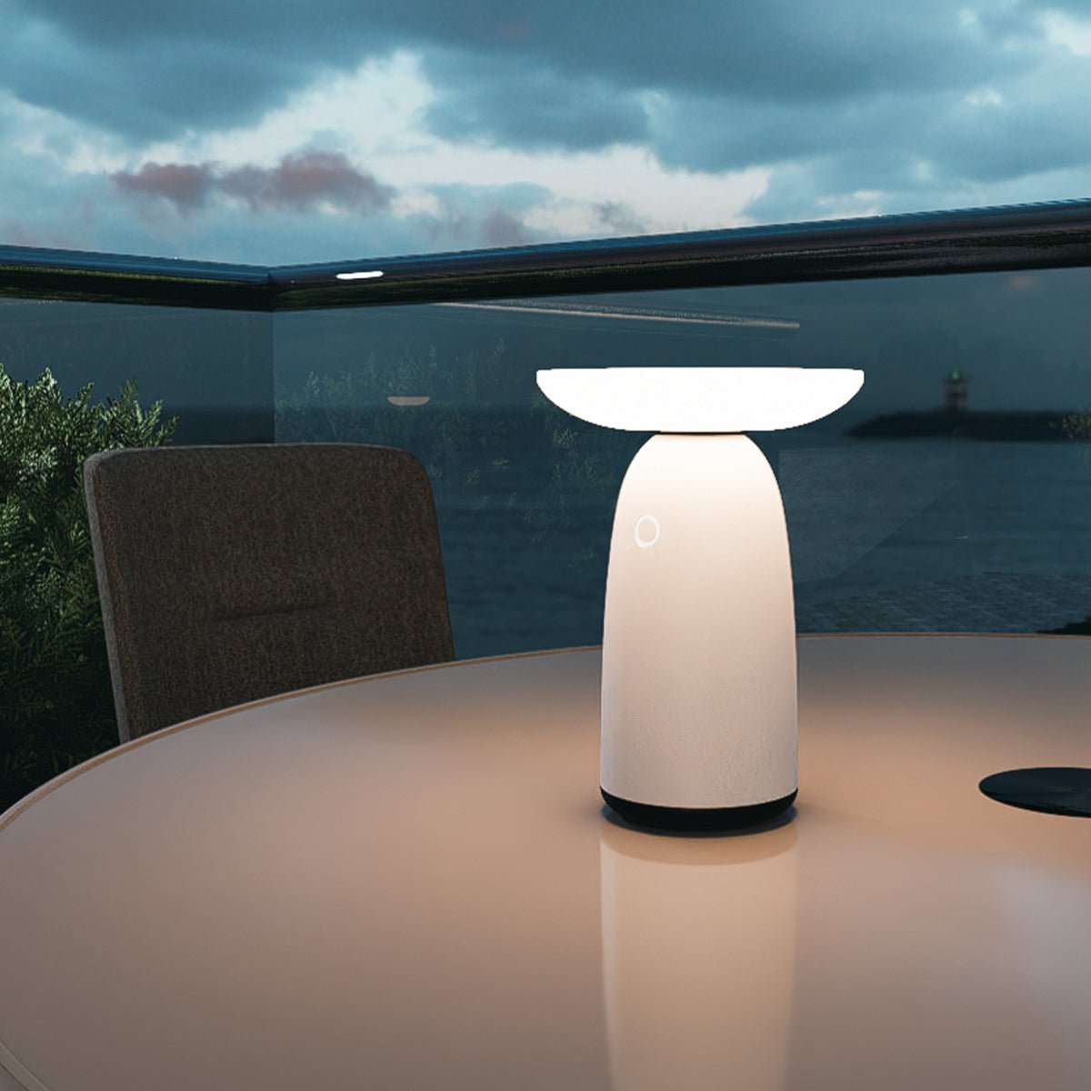 NBHanyuan Lighting HALO Solar Table Light: High-Performance Commercial Grade Solar Lights