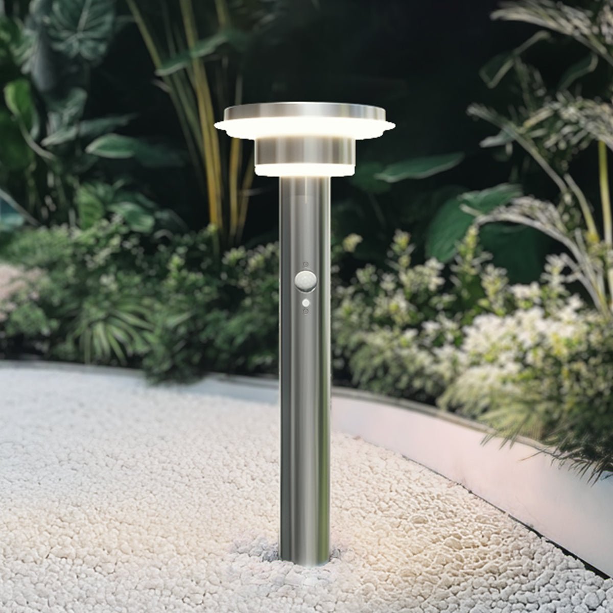 NBHanyuan Lighting GENEVA Solar Path Light with 3 Modes: Commercial Solar Lighting for Projects