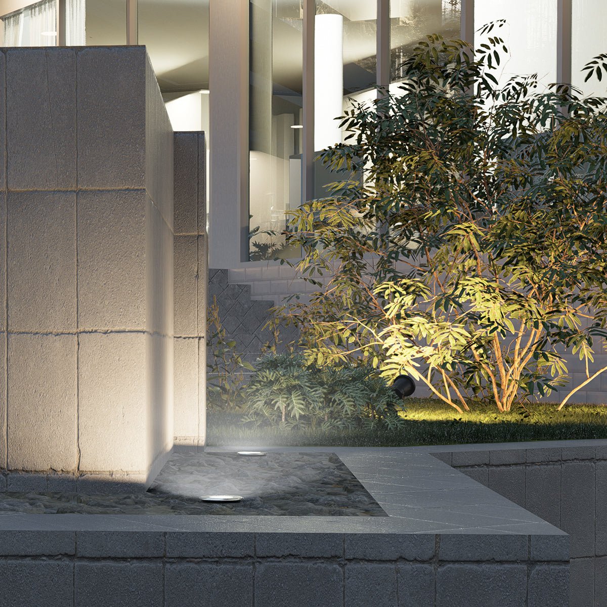 NBHanyuan Lighting DECK Outdoor In-Ground Light: Professional-Grade In-Ground Lights for Patios & Decks