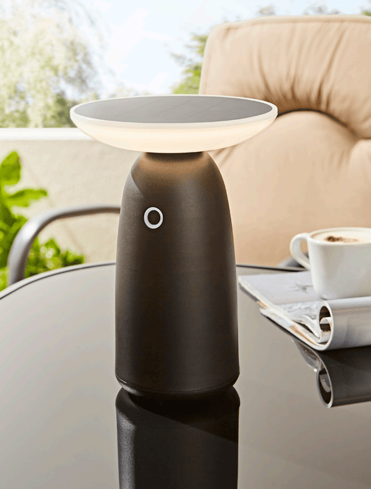 HALO Solar Table Light with Hybrid Power & Colorful Design