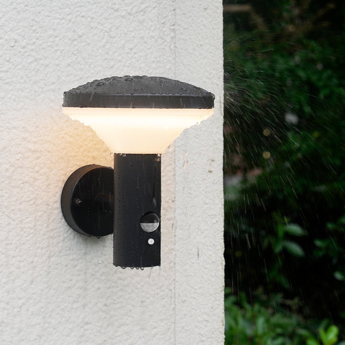 NBHanyuan Lighting COLMAR LED Wall Lamp with 4-in-1 Sensor: Perfect for Restaurant Patio Lighting