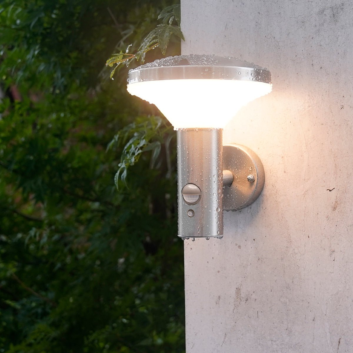 NBHanyuan Lighting COLMAR LED Wall Lamp with 4-in-1 Sensor: Perfect for Restaurant Patio Lighting