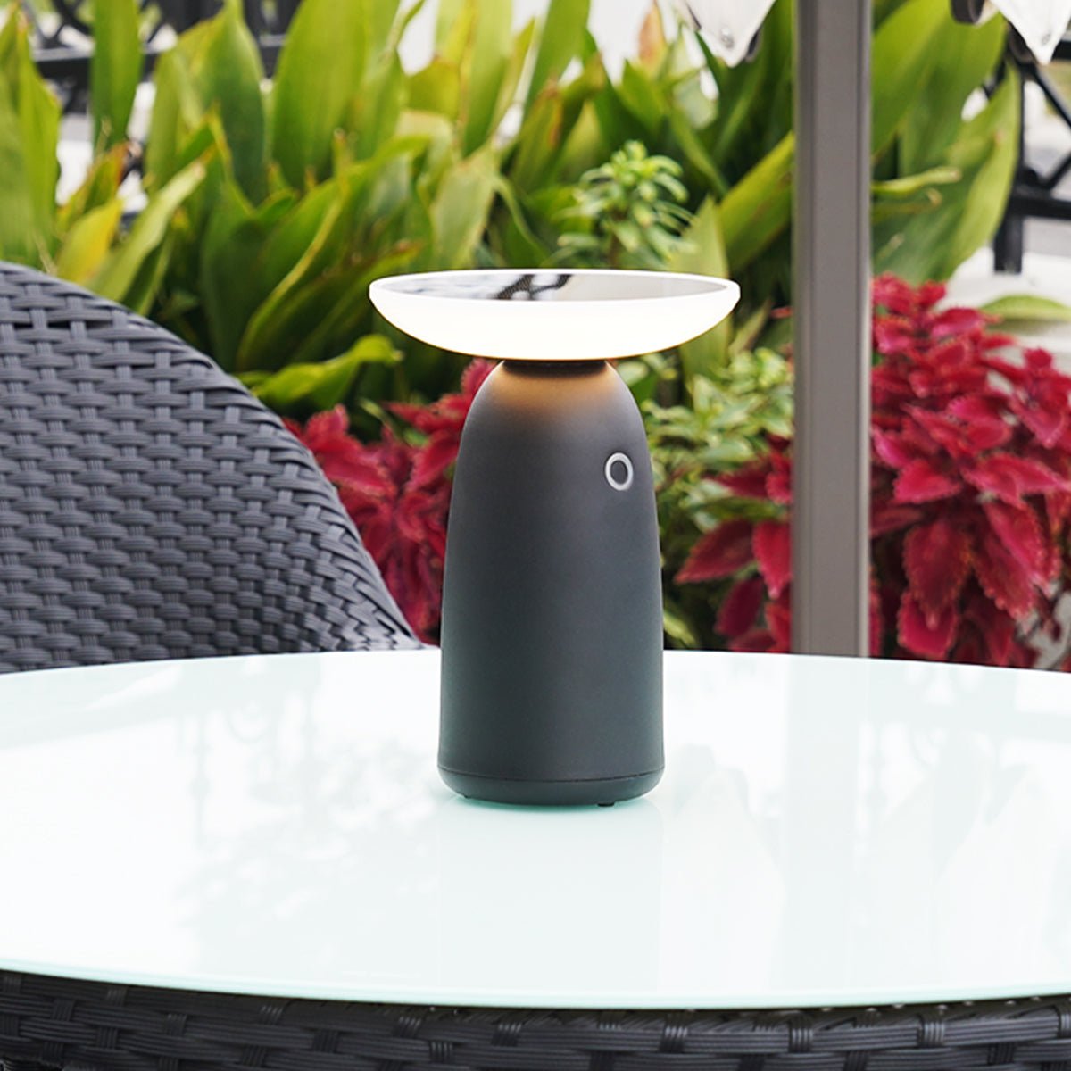 NBHanyuan Lighting HALO Solar Table Light: High-Performance Commercial Grade Solar Lights