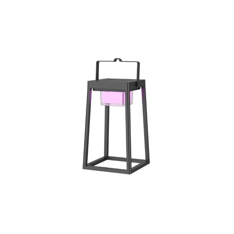 Ningbo Hanyuan smart Tuya portable black lantern with purple light.