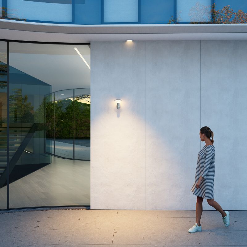 COLMAR LED Outdoor Wall Lamp with 4 in 1 Patent Sensor