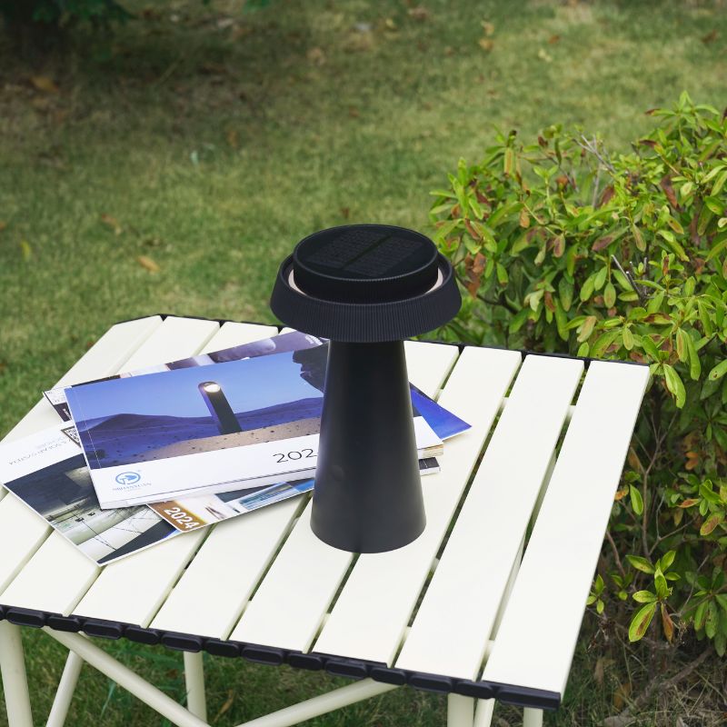 ROSA Solar Table Light with Hybrid Power