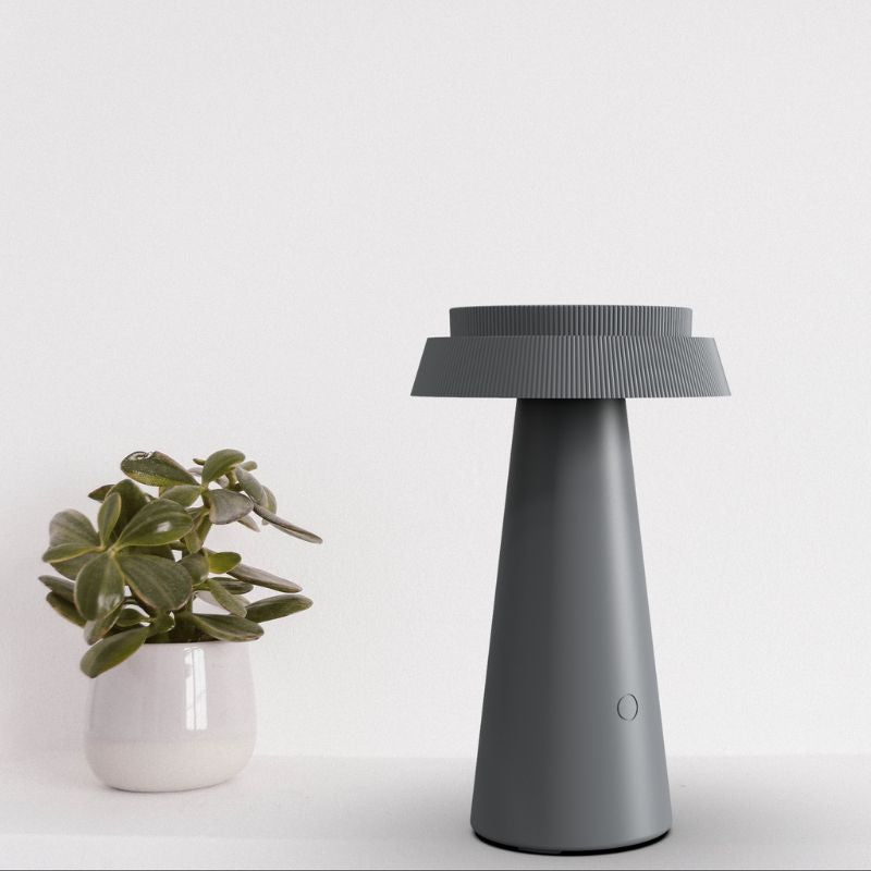 ROSA Solar Table Light with Hybrid Power